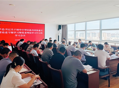 學(xué)校黨委理論學(xué)習(xí)中心組專題學(xué)習(xí)習(xí)近平總書記關(guān)于鑄牢中華民族共同體意識(shí)的重要論述